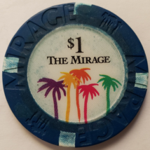 The Mirage Las Vegas, Nevada $1 Collectible Casino Chip - £7.82 GBP