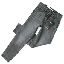 NWT Levi&#39;s Wedgie in Better Weatherhead Black Gray High Rise Tapered Jea... - £41.32 GBP