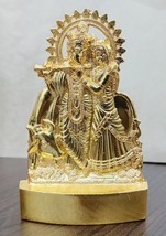 Radha Krishna Idol Radha Krishan Statue Symbol Of Love 11 Cm Height Ener... - $15.99