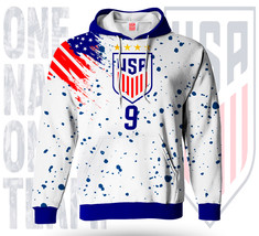 Heather O&#39;Reilly #9 USWNT Soccer FIFA Women&#39;s World Cup Hoodie - £42.70 GBP+