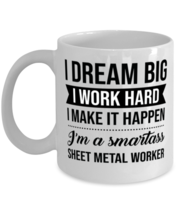 Sheet Metal Worker Coffee Mug - 11 oz Tea Cup For Office Co-Workers Men Women  - £11.95 GBP