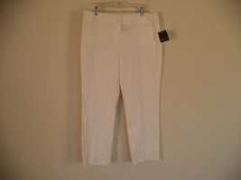 Women&#39;s White Apostrophe Stretch Capri Pants. 12. 98% Cotton / 2% Spandex. - £17.05 GBP