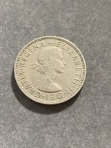 1960 Dei Gratia Regina Elizabeth II Two Shillings Coin - £10.27 GBP