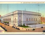 Public Auditorium Cleveland Ohio OH LInen Postcard R27 - $1.93