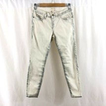 Current Elliott Womens Jeans The Stiletto Skinny Washed Out Silver White Size 26 - £15.37 GBP