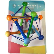 Manhattan Toy Skwish Color Burst Rattle and Teether Grasping Activity - £14.11 GBP