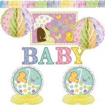 Baby Shower Room Decorating Kit 10 Piece Party Supplies New - £7.01 GBP