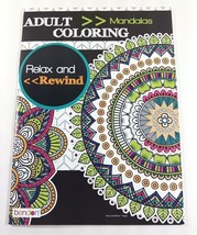 Adult Coloring Book MANDALAS from the RELAX AND REWIND Series  632 19495... - £2.48 GBP