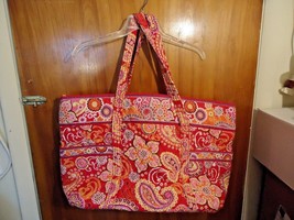 Womens Vintage ? Vera Bradley Large Multi Use Multi Color Floral / Geo Tote Bag - £38.10 GBP