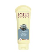 Lotus Herbals Claywhite Noir Argile Peau Blanchissant Visage Paquet 60 G... - £13.46 GBP