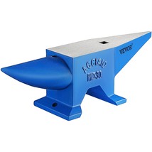 VEVOR Pro Horn Anvil , 30KG/66.1LBS Weight Steel Anvil Blacksmith Blacksmith Anv - £188.28 GBP