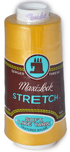 A&amp;E Maxi Lock Stretch Textured Nylon Gold Serger Thread MWN-32072 - £6.72 GBP