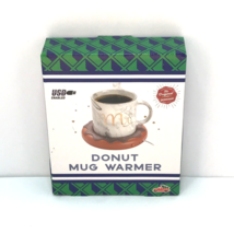 Donut Coaster Design Mug Coffee, Tea, Cocoa Warmer Mat USB Powered New N... - $7.99