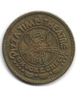 Vintage 1982 CHUCK E CHEESE Pizza Theatre Arcade / Video Game Brass TOKE... - $9.89