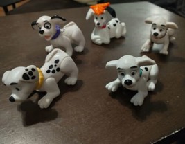 101 DALMATIONS Disney lot of (5) 2&quot; PVC Figurines Made in China  - $6.85