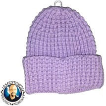 NOBO No Boundaries OSFM knit Hat Beanie Light Purple Winter Gear One Size - £4.77 GBP