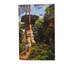 Postcard Stand Rock Wisconsin Dells Chrome Unposted - £5.44 GBP