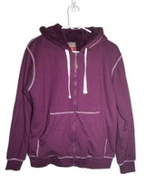 C.E. SCHMIDT For Her Womens Size M 10-12 Purple Sherpa Lined Hooded Jack... - $21.46