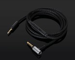 Nylon Audio Cable with mic For Sennheiser HD 400S 450BT 450SE HD458BT he... - £13.19 GBP