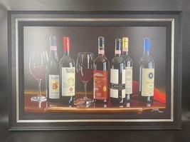 Thomas Stiltz Weinprobe Italien Giclee Auf Leinen Signiert Und Nummeriert Rahmen - £711.37 GBP