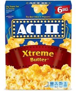 ACT II  XTREME Butter Microwave Popcorn 6 - 2.75-oz. Bags - $8.18 CAD