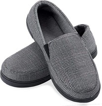 Men&#39;s 9 Loafer Slippers House Casual Shoes Outdoor Lightweight Memory Foam NEW - £12.51 GBP