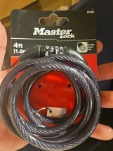Master Lock 8143D Combination Bike, Gate, Tools, Etc. Lock, 4 ft long, B... - $9.90