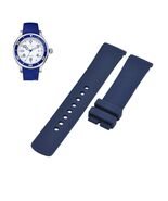 A14557G 22mm Blue Rubber Watch Strap For Nautica - $24.99