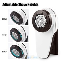 6-Leaf Blade Rechargeable Lint Pill Fluff Remover Fabric Shaver Sweater ... - £30.80 GBP