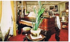 Kitchener Ontario Postcard Woodside MacKenzie King Grand Piano Parlour - £2.31 GBP