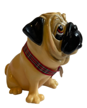 Little Paws Pug Dog Figurine Tan Color Prince Sculpted Pet 335-LP-PRIN 4.5" High image 1