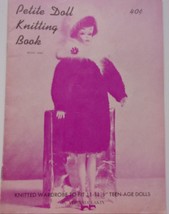 Vintage Petite Doll Knitting Book Knitted Wardrobe To Fit 11-11 ½” Teen ... - $9.99