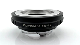 FotoMIx M42-LM Lens Adapter for Thread Screw Type Lens To Leica M Series Camera - $27.00