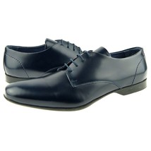 Charles Stone Plain Derby, Men&#39;s Dress/Casual Leather Oxford Shoes, Navy - £59.81 GBP