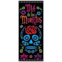 Day Of The Dead Dia de Los Muertos SUGAR SKULL Wall DOOR COVER Party Dec... - $125.82 MXN