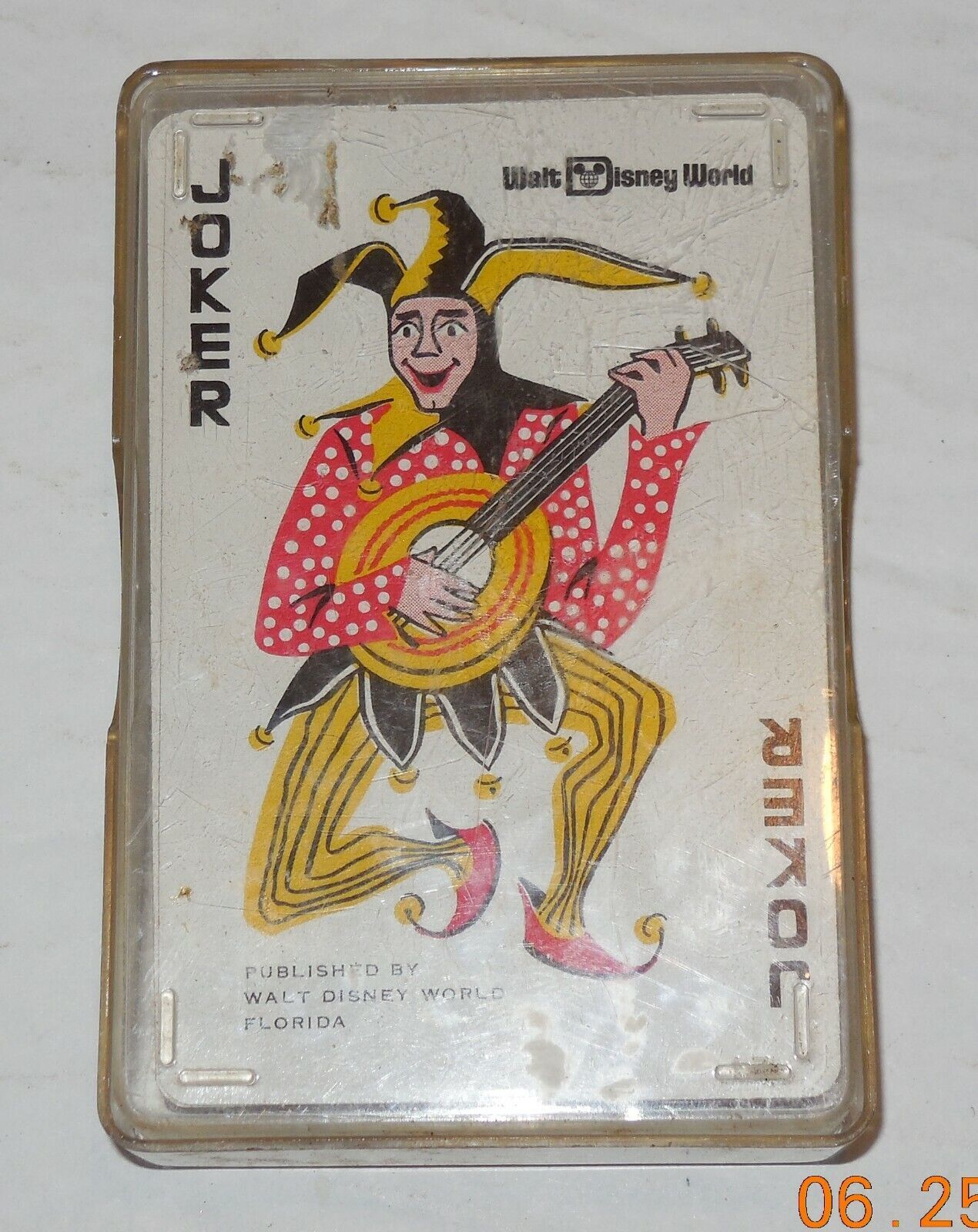 Vintage 70's 80's Walt Disney World Exclusive Deck of Playing Cards - £26.79 GBP