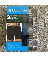Columbia Men&#39;s 3 Pack Multicolor High Performance Stretch Boxer Briefs S... - $31.93 CAD