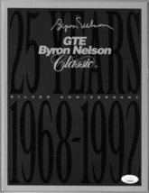 Byron Nelson signed 1992 GTE Byron Nelson Classic Golf Silver Anniversar... - $134.95