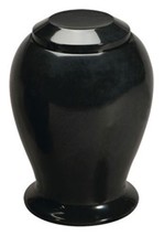 Small/Keepsake 2.5 Cubic Inches Midnight Natural Marble Cremation Urn For Ashes - £78.68 GBP