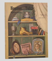 Houston Cougars Tulsa Homecoming 1966 Football Game Program Vintage Astr... - $45.11