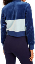 Nike Womens Activewear Velour Colorblocked Jacket Color Coast Blue Size Small - £59.06 GBP