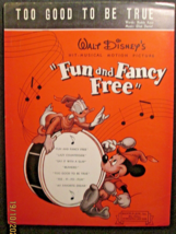 WALT DISNEY: (RARE VINTAGE SHEET MUSIC COLLECTION,1940,,S) MICKEY &amp; DONALD - $123.75