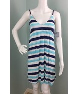 NWT Women&#39;s Splendid White Ice Stripes Sleeveless Chemise Sz M Medium - £15.49 GBP