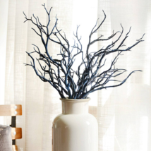 35cm(14&quot;) Tall Artificial plant Dark witches, plastic flowers, twig bran... - $8.82