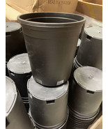 20 Pots of 1 Gallon Black Plastic Plant Nursery Pot Container Grow Flowe... - $37.39