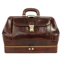 Large Italian Leather Doctor Bag - The Master and Margarita - £295.97 GBP