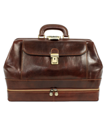 Large Italian Leather Doctor Bag - The Master and Margarita - £293.29 GBP