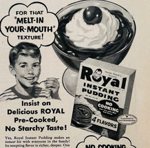 1954 Royal Instant Pudding Mix Advertisement Howdy Doody Dessert DWQQ9 - $570.99 MXN