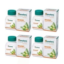 4 pack X Himalaya AMALAKI 60 Tabls,  Amla Gooseberry, Vitamin C rich - £20.31 GBP