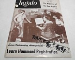 Legato The Magazine of the Home Organist Volume 2, Number 1 1952 - $12.98